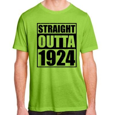 Straight Outta 1924 100th Birthday Adult ChromaSoft Performance T-Shirt