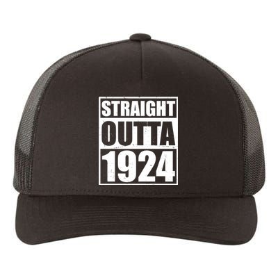 Straight Outta 1924 100th Birthday Yupoong Adult 5-Panel Trucker Hat