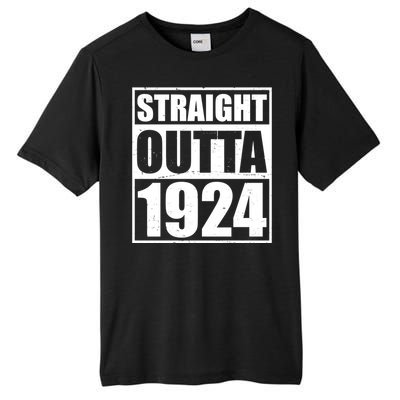 Straight Outta 1924 100th Birthday Tall Fusion ChromaSoft Performance T-Shirt