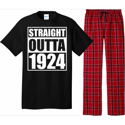 Straight Outta 1924 100th Birthday Pajama Set