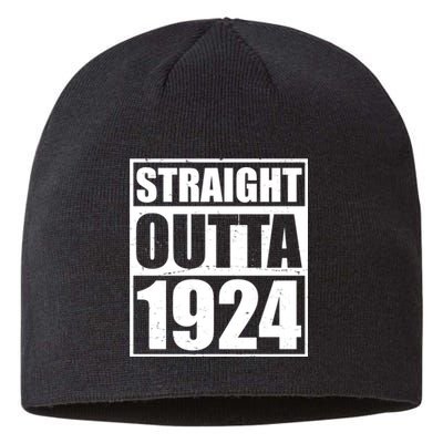 Straight Outta 1924 100th Birthday Sustainable Beanie