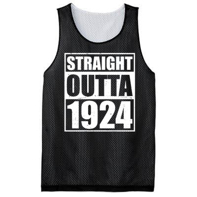 Straight Outta 1924 100th Birthday Mesh Reversible Basketball Jersey Tank