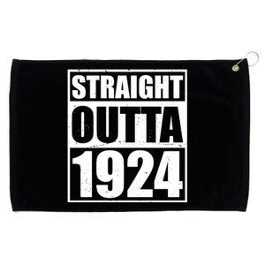 Straight Outta 1924 100th Birthday Grommeted Golf Towel