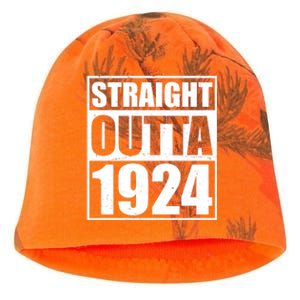 Straight Outta 1924 100th Birthday Kati - Camo Knit Beanie