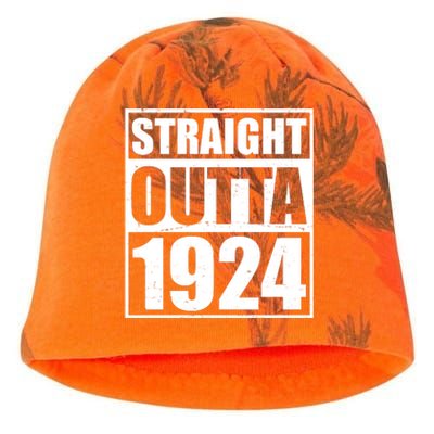 Straight Outta 1924 100th Birthday Kati - Camo Knit Beanie