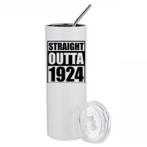 Straight Outta 1924 100th Birthday Stainless Steel Tumbler