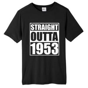 Straight Outta 1953 70th Birthday Tall Fusion ChromaSoft Performance T-Shirt