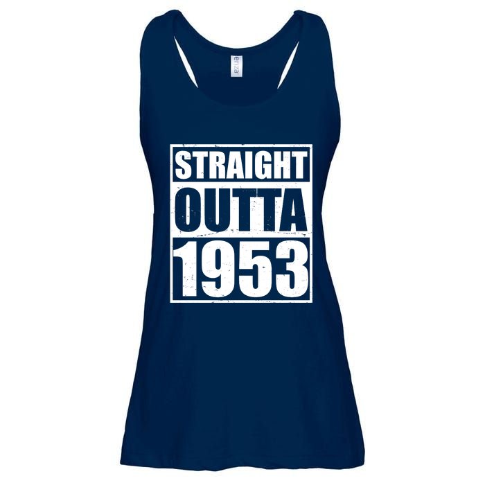 Straight Outta 1953 70th Birthday Ladies Essential Flowy Tank