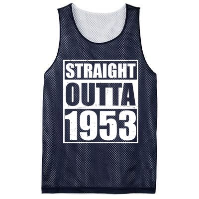 Straight Outta 1953 70th Birthday Mesh Reversible Basketball Jersey Tank