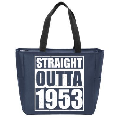 Straight Outta 1953 70th Birthday Zip Tote Bag