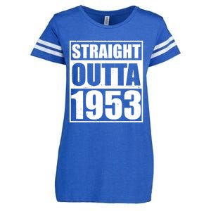 Straight Outta 1953 70th Birthday Enza Ladies Jersey Football T-Shirt