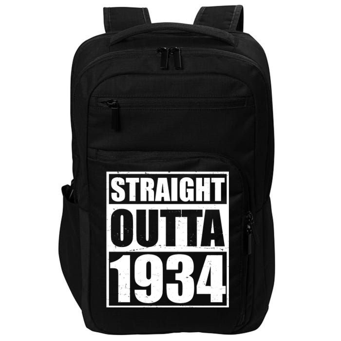 Straight Outta 1934 90th Birthday Impact Tech Backpack