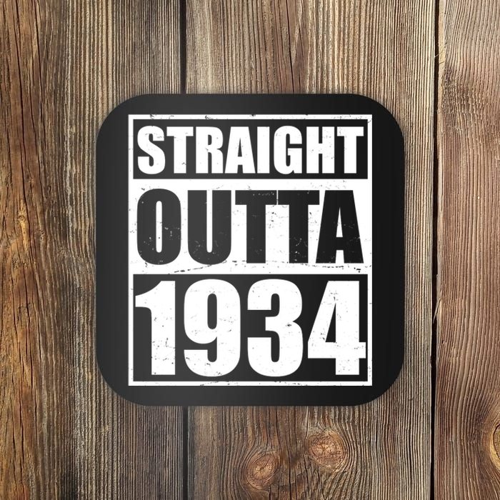 Straight Outta 1934 90th Birthday Coaster