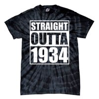 Straight Outta 1934 90th Birthday Tie-Dye T-Shirt