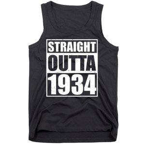 Straight Outta 1934 90th Birthday Tank Top