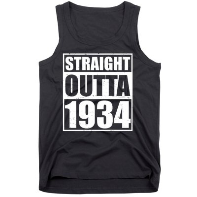 Straight Outta 1934 90th Birthday Tank Top