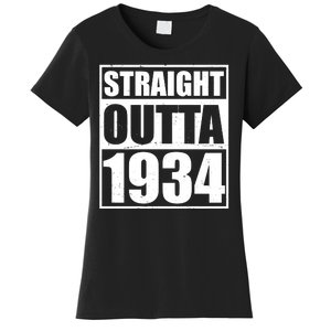 Straight Outta 1934 90th Birthday Women's T-Shirt