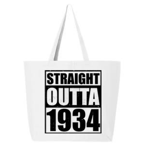 Straight Outta 1934 90th Birthday 25L Jumbo Tote