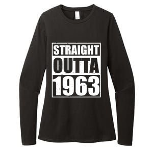 Straight Outta 1963 60th Birthday Womens CVC Long Sleeve Shirt