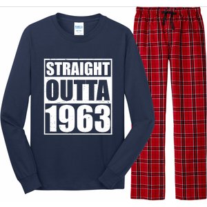 Straight Outta 1963 60th Birthday Long Sleeve Pajama Set