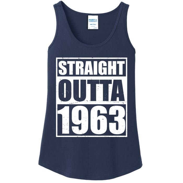 Straight Outta 1963 60th Birthday Ladies Essential Tank