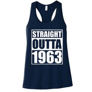 Straight Outta 1963 60th Birthday Women's Racerback Tank