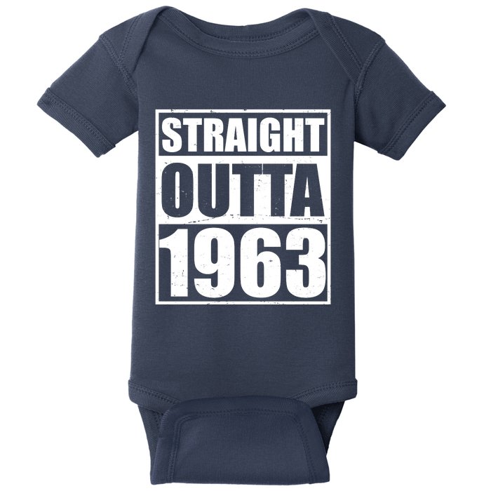 Straight Outta 1963 60th Birthday Baby Bodysuit