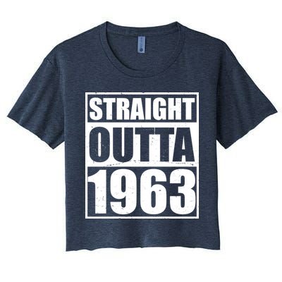 Straight Outta 1963 60th Birthday Crop Top