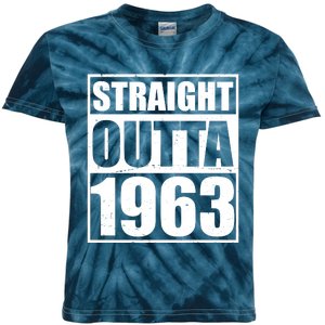 Straight Outta 1963 60th Birthday Kids Tie-Dye T-Shirt