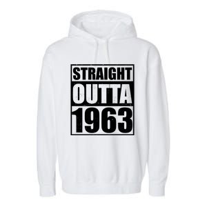 Straight Outta 1963 60th Birthday Garment-Dyed Fleece Hoodie