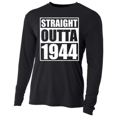 Straight Outta 1944 80th Birthday Cooling Performance Long Sleeve Crew