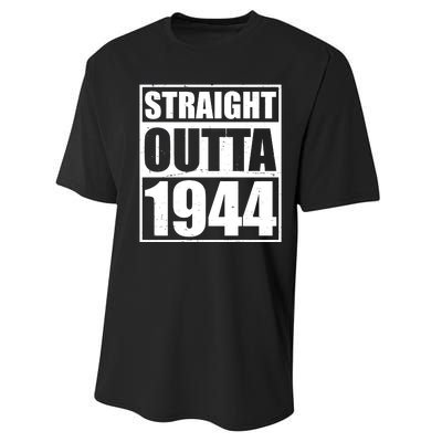 Straight Outta 1944 80th Birthday Performance Sprint T-Shirt