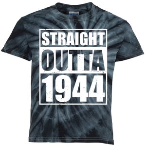 Straight Outta 1944 80th Birthday Kids Tie-Dye T-Shirt