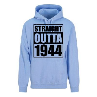 Straight Outta 1944 80th Birthday Unisex Surf Hoodie