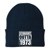 Straight Outta 1973 50th Birthday Knit Cap Winter Beanie