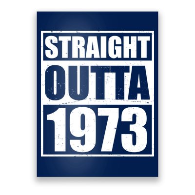 Straight Outta 1973 50th Birthday Poster