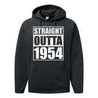 Straight Outta 1954 70th Birthday Performance Fleece Hoodie