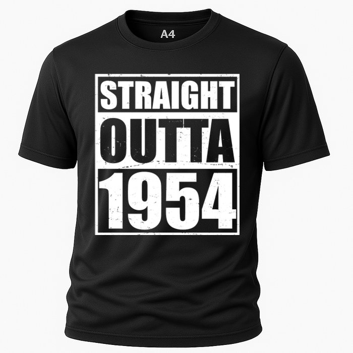 Straight Outta 1954 70th Birthday Cooling Performance Crew T-Shirt