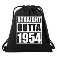 Straight Outta 1954 70th Birthday Drawstring Bag