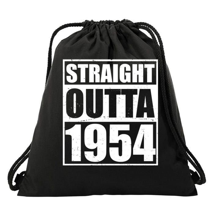 Straight Outta 1954 70th Birthday Drawstring Bag