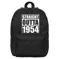 Straight Outta 1954 70th Birthday 16 in Basic Backpack