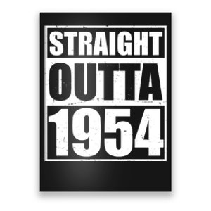 Straight Outta 1954 70th Birthday Poster