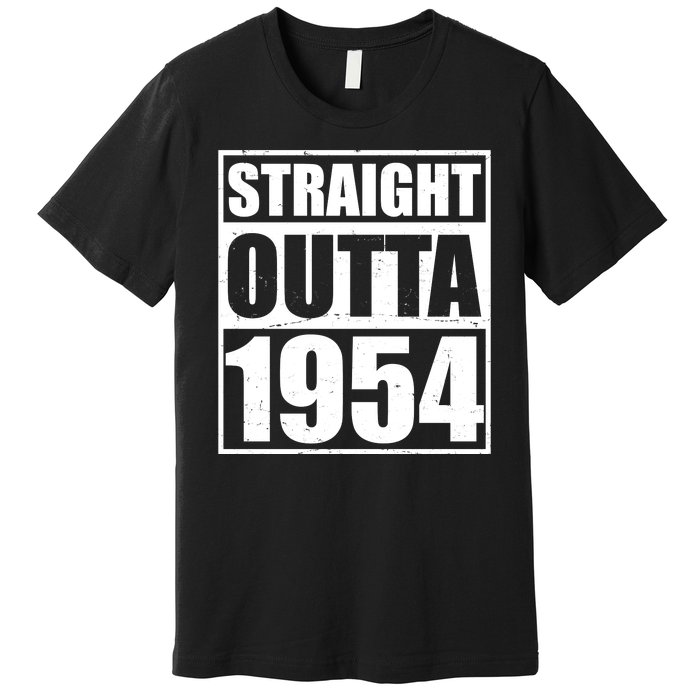 Straight Outta 1954 70th Birthday Premium T-Shirt