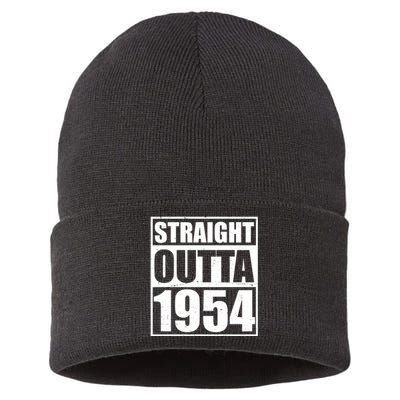 Straight Outta 1954 70th Birthday Sustainable Knit Beanie