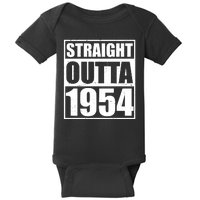 Straight Outta 1954 70th Birthday Baby Bodysuit