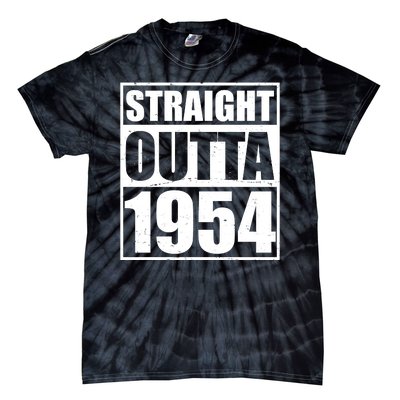 Straight Outta 1954 70th Birthday Tie-Dye T-Shirt