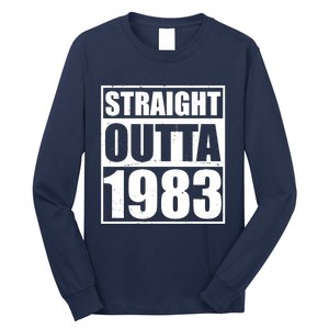 Straight Outta 1983 40th Birthday Long Sleeve Shirt