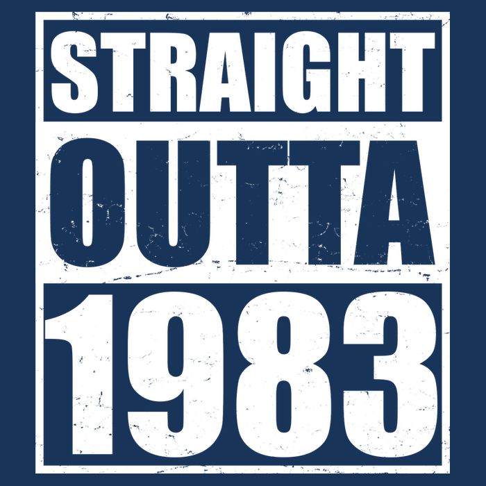 Straight Outta 1983 40th Birthday Tall T-Shirt