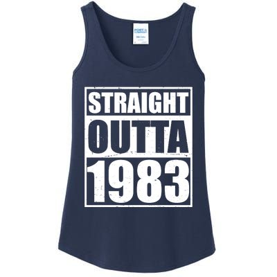 Straight Outta 1983 40th Birthday Ladies Essential Tank