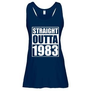 Straight Outta 1983 40th Birthday Ladies Essential Flowy Tank